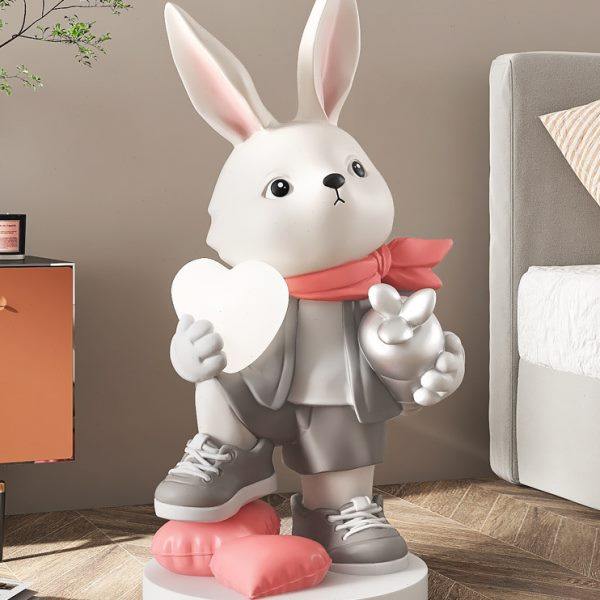 兔子大型落地摆件家居饰品客厅电视柜沙发旁边装饰品乔迁新居礼品,淘宝优惠券,粉丝福利购,淘宝优惠卷