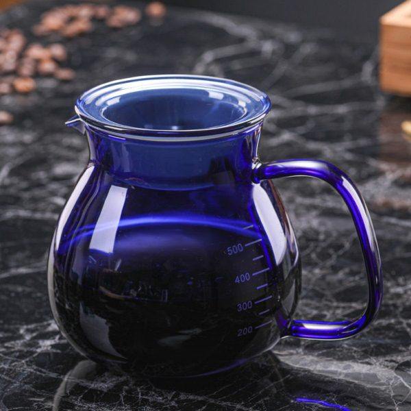 手冲咖啡分享壶耐高温琥珀色带盖带刻度玻璃日式聪明挂耳器具器具,淘宝优惠券,粉丝福利购,淘宝优惠卷
