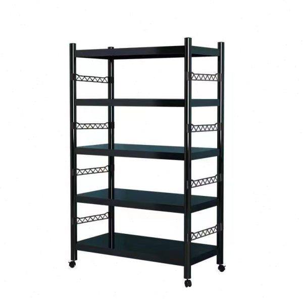 带围栏厨房置物架落地式多层微波炉架收纳架子烤箱锅架货架储物架,淘宝优惠券,粉丝福利购,淘宝优惠卷