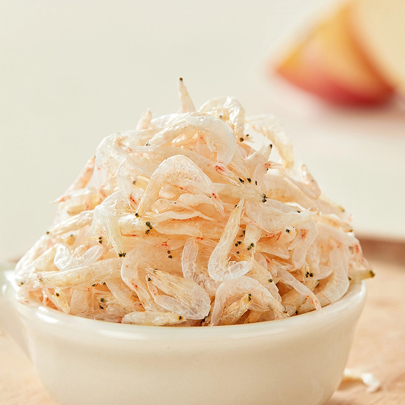 栎山人家新鲜虾皮干货非特级非淡干海米批发小虾米商用官方旗舰店