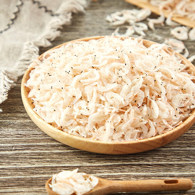 栎山人家新鲜虾皮干货非特级非淡干海米批发小虾米商用官方旗舰店