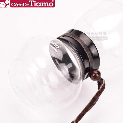 Tiamo 法兰绒手冲咖啡壶 滴滤式咖啡壶 耐热玻璃壶240cc 480cc - 图2