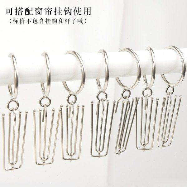 304不锈钢罗马圈吊环挂圈 窗帘扣环挂钩配件金属窗帘圈浴帘圈环,淘宝优惠券,粉丝福利购,淘宝优惠卷