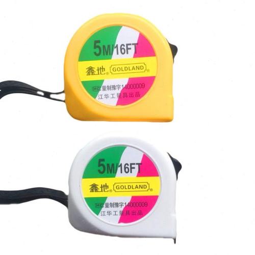 包邮江华鑫地78钢卷尺 防水耐磨抗摔木工米尺卷尺 鲁班尺圈尺盒尺 - 图3