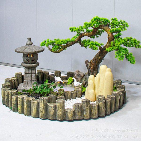 假山喷泉景观鱼缸造景阳台庭院酒店公室鱼池流水摆件循环水落地,淘宝优惠券,粉丝福利购,淘宝优惠卷