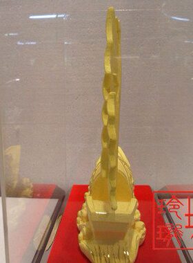 绒沙金黄金摆件 商务礼品 一帆风顺 满载而归 船摆放原创金银送礼