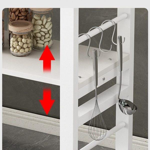 厨房置物架家用长窄桌子切菜台微波炉置地式收纳架操作台防锈防腐,淘宝优惠券,粉丝福利购,淘宝优惠卷