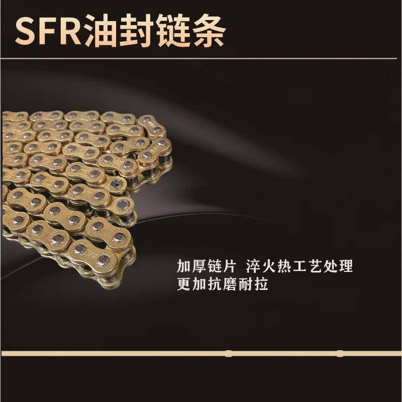 适用红宝龙BJ150-29A/2w9B电喷 化油器版链条链盘大小牙盘三件套 - 图3