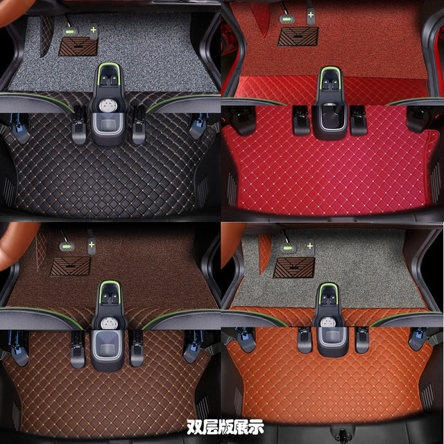 Baojun e100 electric two-seater fully surrounded by leather