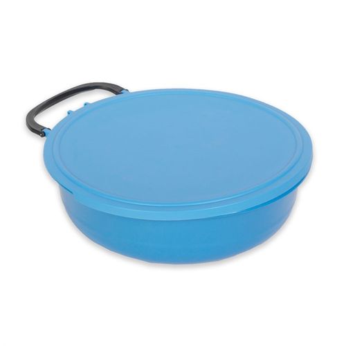 野钓便携饵料盒套装拉饵盘开饵盆组合结实耐用黑坑散炮盆通用塑料 - 图2