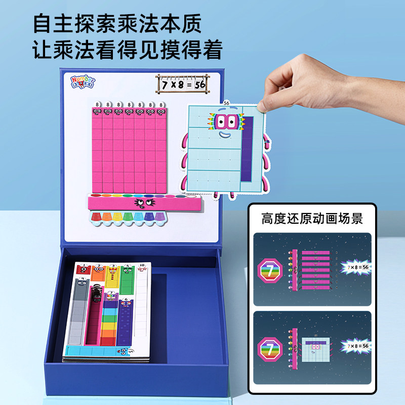 正品Numberblocks数字积木乘法表磁力宝宝儿童数学启蒙益智玩具,淘宝优惠券,粉丝福利购,淘宝优惠卷
