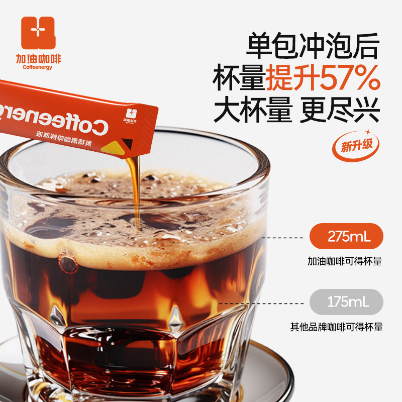 加！由咖啡液鲜萃浓缩咖啡液0脂0香精健康美式大杯量25g*28杯