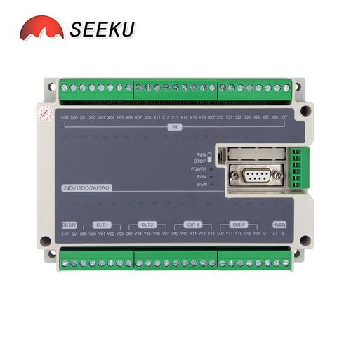 SEEKU 国产PLC工控板FX1N/2N/3U-24/40/60/MR/MT/4/6轴步进控制器 - 图1