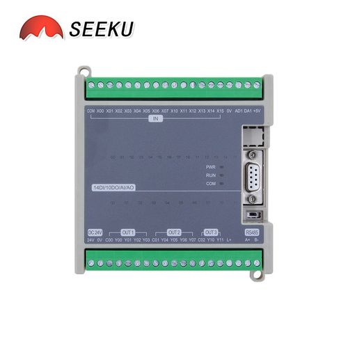 SEEKU 国产PLC工控板FX1N/2N/3U-24/40/60/MR/MT/4/6轴步进控制器 - 图0