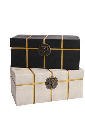 现桌代厅简约面0052收纳盒摆件客样板房衣帽间梳台首饰盒妆家居装