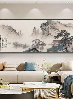 源远流长水墨山水画客厅