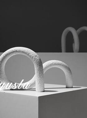 简约现柜代法厅式样客电视餐厅柜板间书柜别墅摆件KBP软装饰品