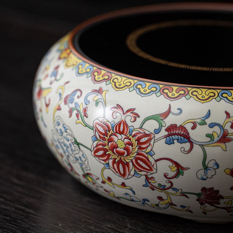 Push-button wire-controlled electric ceramic stove for tea-making and raised beam kettle