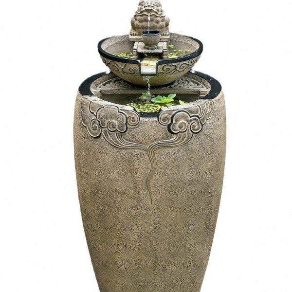 L!庭院流水摆件室外吐水水景水系景观循环水户外阳台鱼缸造景布置,淘宝优惠券,粉丝福利购,淘宝优惠卷