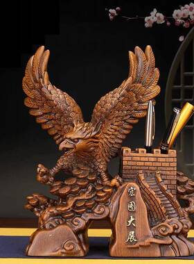 一帆风顺船笔筒师摆创意办公件室帆桌面装饰7124品送老师同学教节