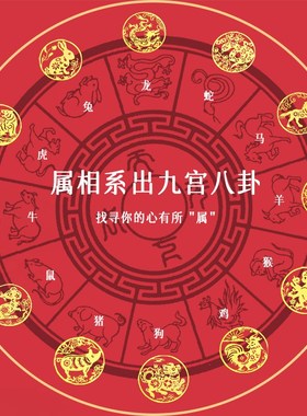 2024龙年本命年三合六合生肖手机贴护I身符礼物金属贴龙兔牛羊狗