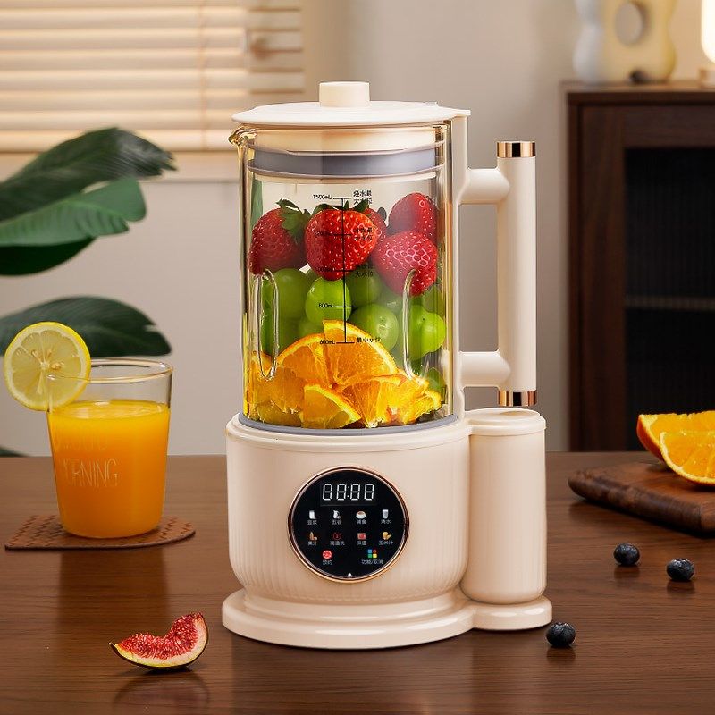 破壁机家用小型新款豆浆机隔音外罩静音多功能搅拌自动清洗料理机,淘宝优惠券,粉丝福利购,淘宝优惠卷