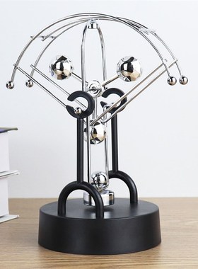 磁悬浮混沌摆永动机摆件创意永动仪牛顿摆球撞球碰碰球家居装饰品