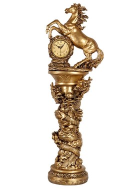 罗马柱摆件落地欧式客厅装饰大型奢华电视柜旁边摆设花架玄关树脂