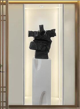 人雕塑地展台服装落店橱窗装像饰摆台台1017增高摆设几何底座模特