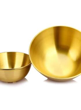 黄铜碗高档加厚铜铜碗具金碗饭碗家用米饭碗器摆铜件餐金属