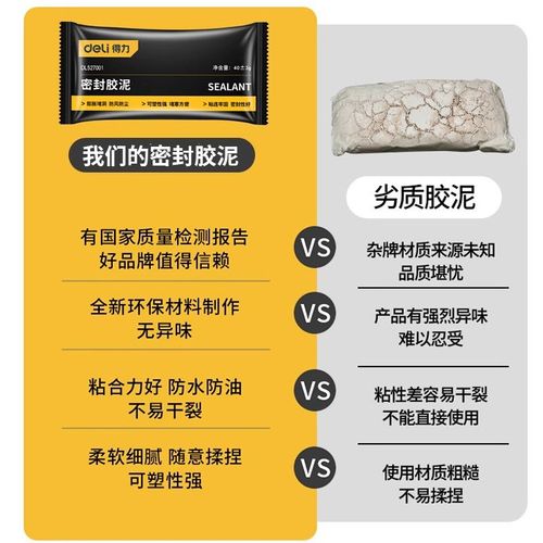 德国下水管道密封胶泥防水防霉堵塞泥堵洞神器防臭密X封泥堵漏胶 - 图1