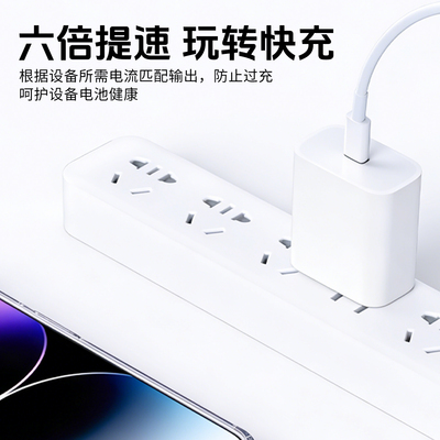 适用苹果iPhone15-17充电器30W