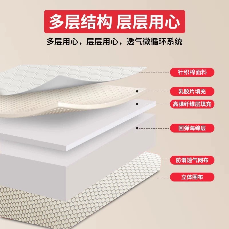 乳胶床垫软垫家用卧室学生宿舍单人海绵J榻榻米记忆棉垫褥子床褥 - 图2