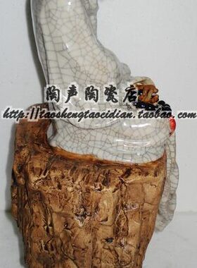 石上达摩陶瓷工艺石湾公仔家居博古架电视酒柜门客厅中式摆件