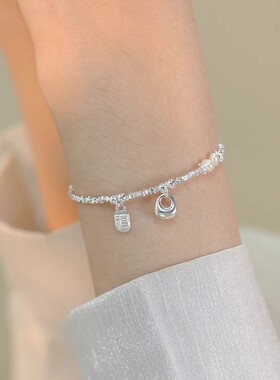 925纯银小胖福珍珠手链女轻奢