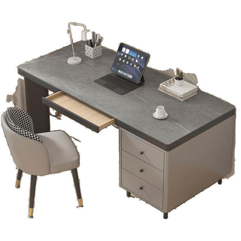 岩板书桌轻奢现代简约卧室儿童电脑桌学生书房家用写字台办公桌子,淘宝优惠券,粉丝福利购,淘宝优惠卷