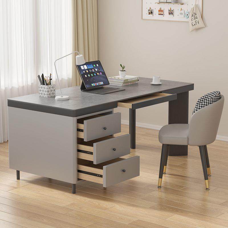 岩板书桌轻奢现代简约卧室儿童电脑桌学生书房家用写字台办公桌子,淘宝优惠券,粉丝福利购,淘宝优惠卷