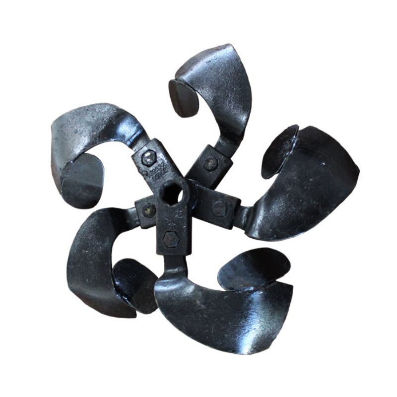 Agricultural machinery micro-tillage accessories 23\26\32mm shaft hole manganese steel ear blade staggered five trenching knife assembly