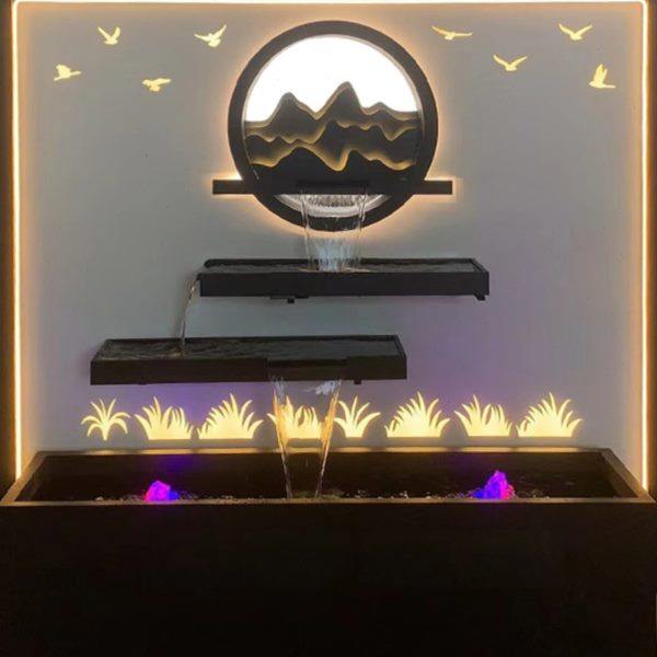 不锈钢水幕墙户外别墅庭院流水景墙定制酒店会所假山瀑布流水景墙,淘宝优惠券,粉丝福利购,淘宝优惠卷