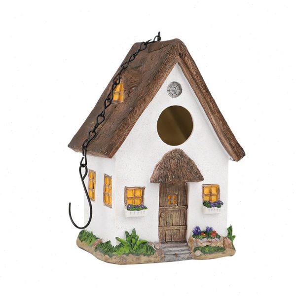 树脂鸟窝鸟屋鸟舍户外悬挂式庭院花园装饰喂鸟器摆件树脂工艺品,淘宝优惠券,粉丝福利购,淘宝优惠卷