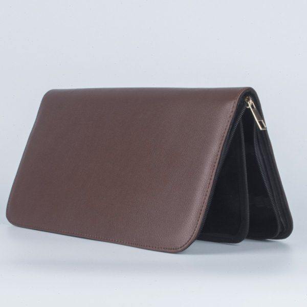 商务公简约时尚收纳笔套复古文具笔袋钢笔保护套36支装笔盒笔帘,淘宝优惠券,粉丝福利购,淘宝优惠卷