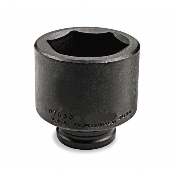 1寸方口 25mm系列公制六角冲击套筒 六角尺寸75mm J10075M,淘宝优惠券,粉丝福利购,淘宝优惠卷