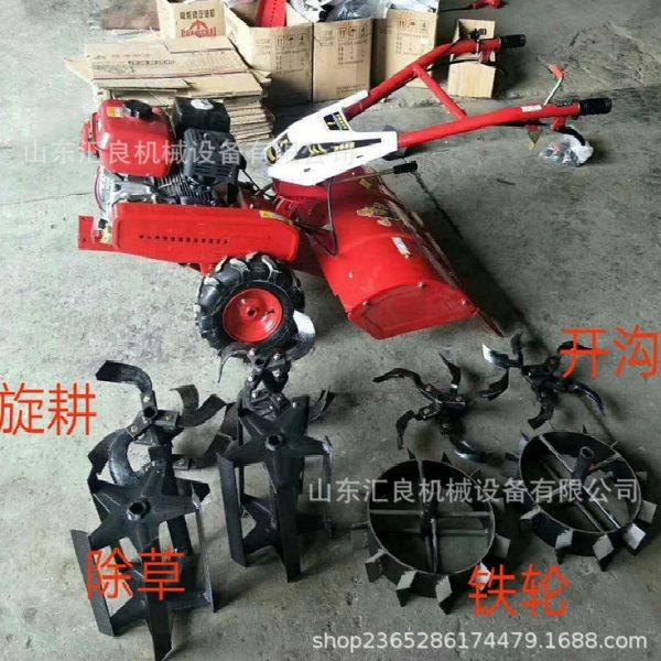 四驱动力农用四驱微耕机 手扶式土地耕种机械 新款自动转向耕地机,淘宝优惠券,粉丝福利购,淘宝优惠卷