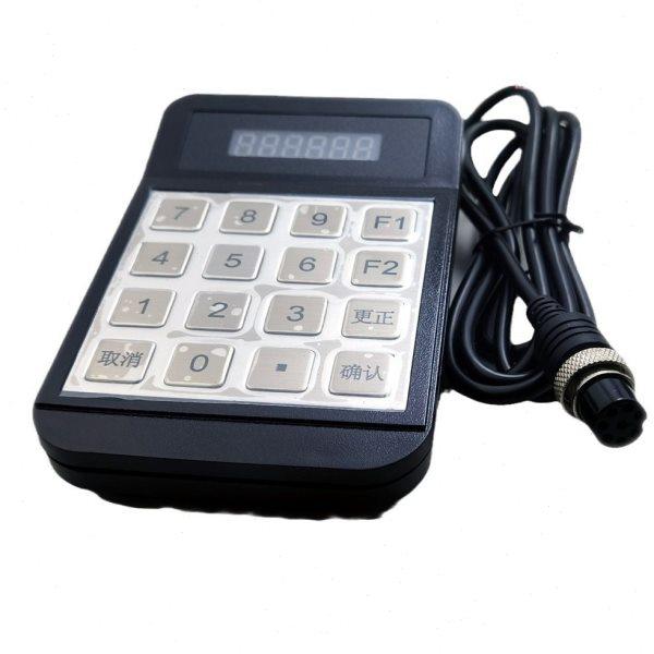 USB通讯GX16-8芯片航空头公交刷卡机小键盘  分段计费票价输入器,淘宝优惠券,粉丝福利购,淘宝优惠卷