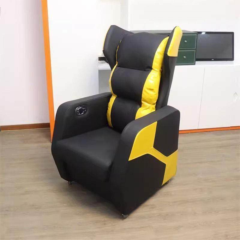 新款网吧沙发椅电竞游戏桌椅单人家用网咖电脑一体式懒人电脑座舱,淘宝优惠券,粉丝福利购,淘宝优惠卷