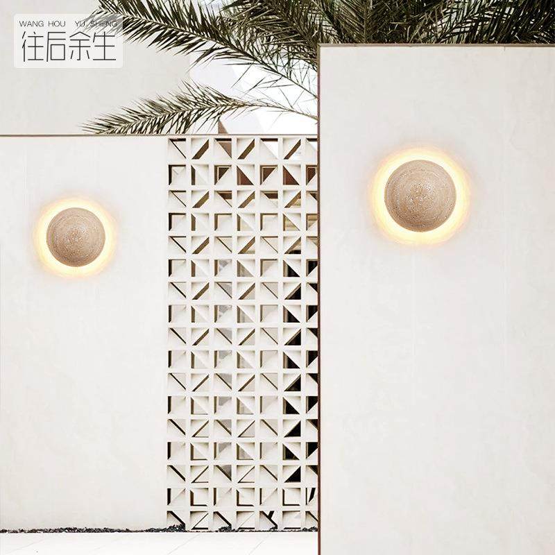 黄洞石户外壁灯防水别墅庭院灯院子室外花园露台阳台大门口外墙灯,淘宝优惠券,粉丝福利购,淘宝优惠卷