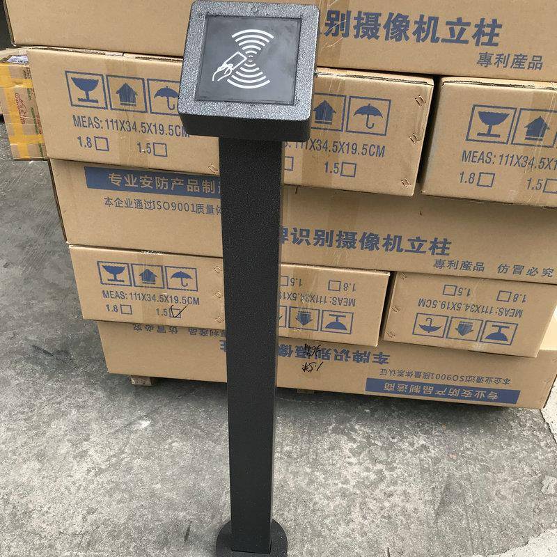 Face recognition temperature measurement all-in-one machine bracket column face recognition access control card column attendance machine