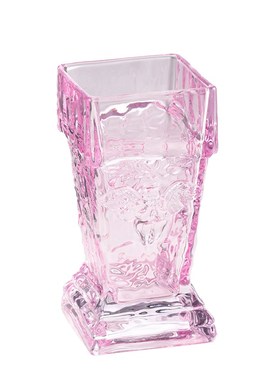 稀奇艺术罗马之心古典复古方形水晶玻璃花瓶几何大号花瓶现代风