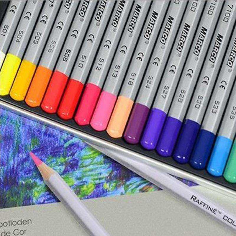 Marco马可7100彩色铅笔美术绘画设计72色油性彩铅铁盒装,淘宝优惠券,粉丝福利购,淘宝优惠卷