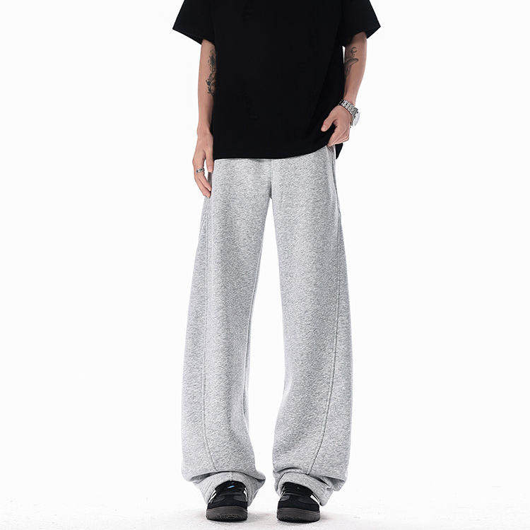 微喇叭裤高街百搭休闲裤学生115加长高个子春季潮男185美式有垂感,淘宝优惠券,粉丝福利购,淘宝优惠卷